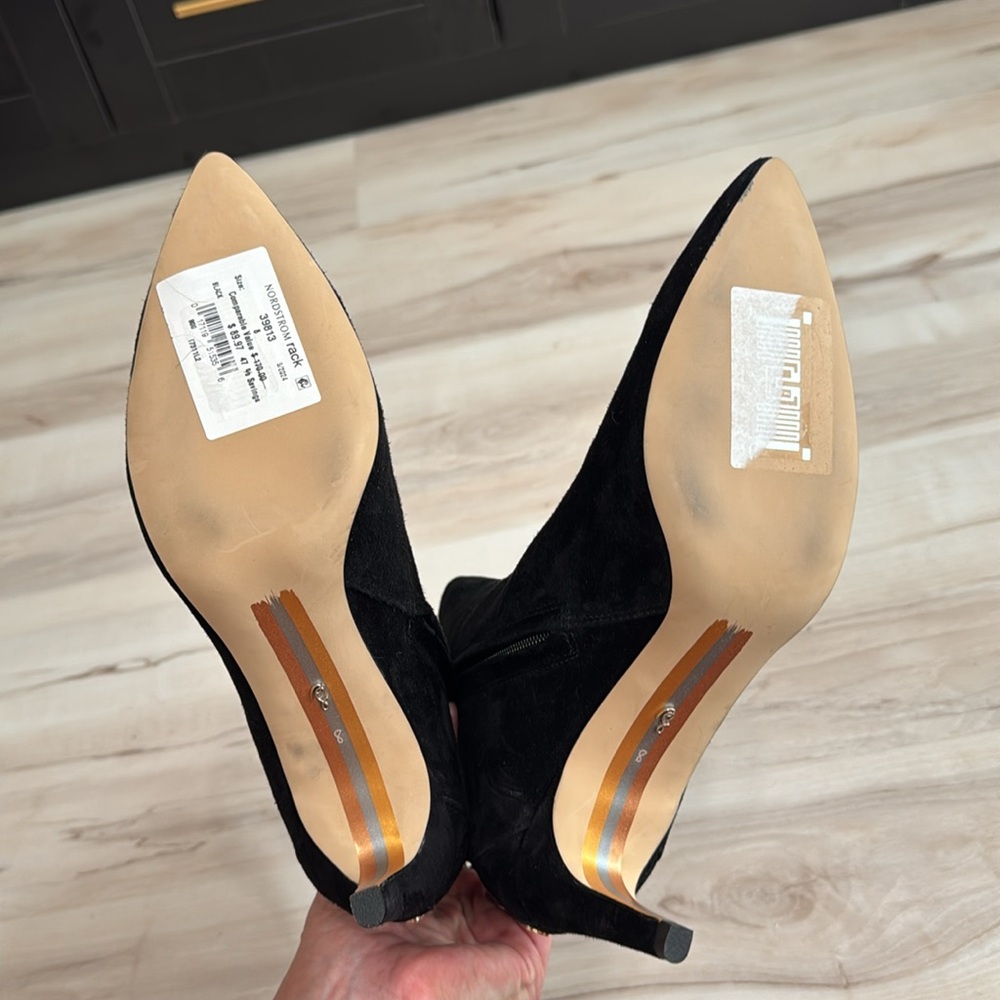 Sam Edelman USHA ANKLE BOOTIE black suede - Picture 10 of 11